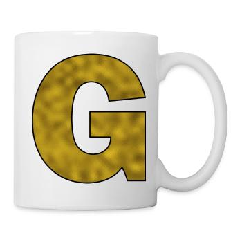 Letter G Gold - Mug - white - Right