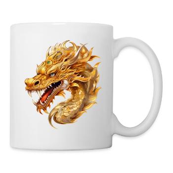 Dragon Fantaisie Magie Mysticisme Mythologie Créature - Mug blanc - blanc - Droite