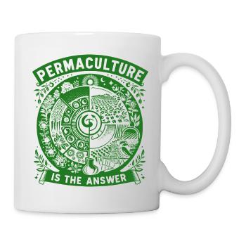 Permaculture Is The Answer - Mug - white - Right