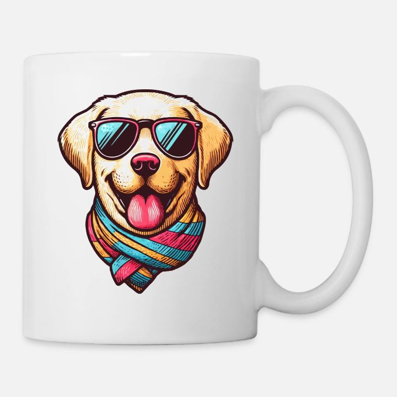 Cool Labrador - Mug blanc - blanc