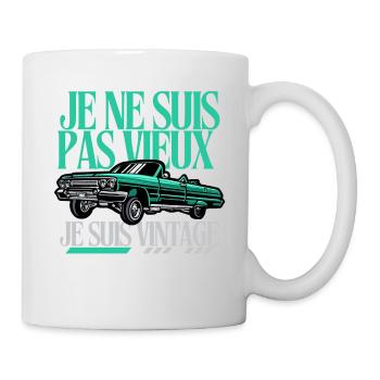 I'm not old I'm vintage - Mug - white - Right