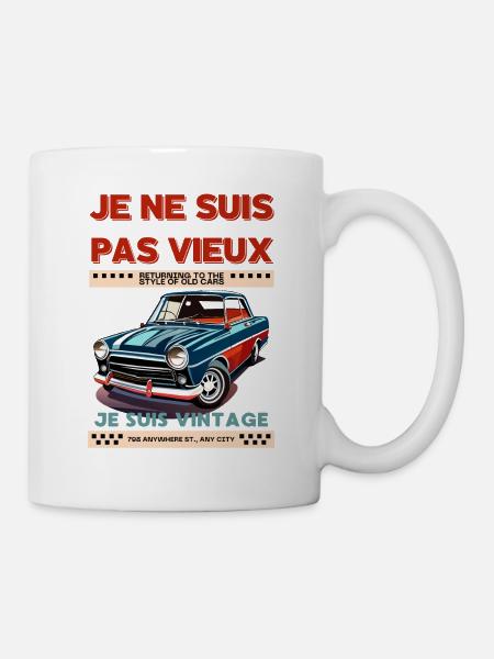 I'm not old I'm vintage - Mug - white