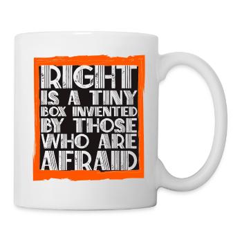 À droite se trouve une petite boîte citation film Spruch Film - Mug blanc - blanc - Droite