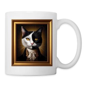Portrait of a confident cat - Mug - white - Right