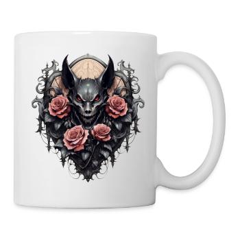 Gothic Roses Illustrations Artwork - Mug - white - Right