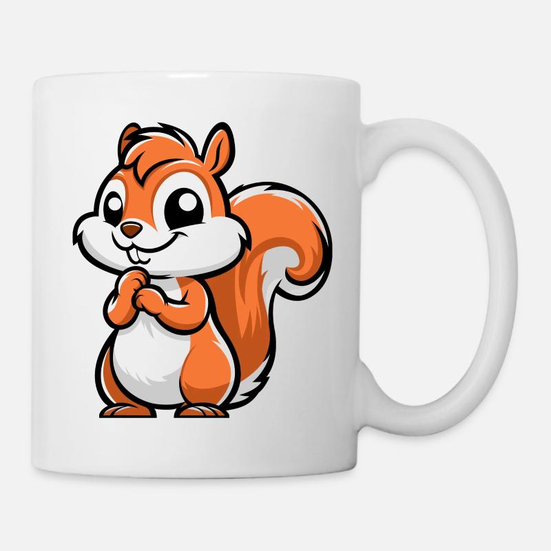 Cheeky Little Squirrel - Mug - white
