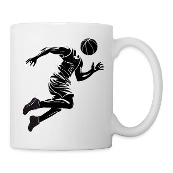 Logo de basket-ball Ballin' Head - Mug blanc - blanc - Droite