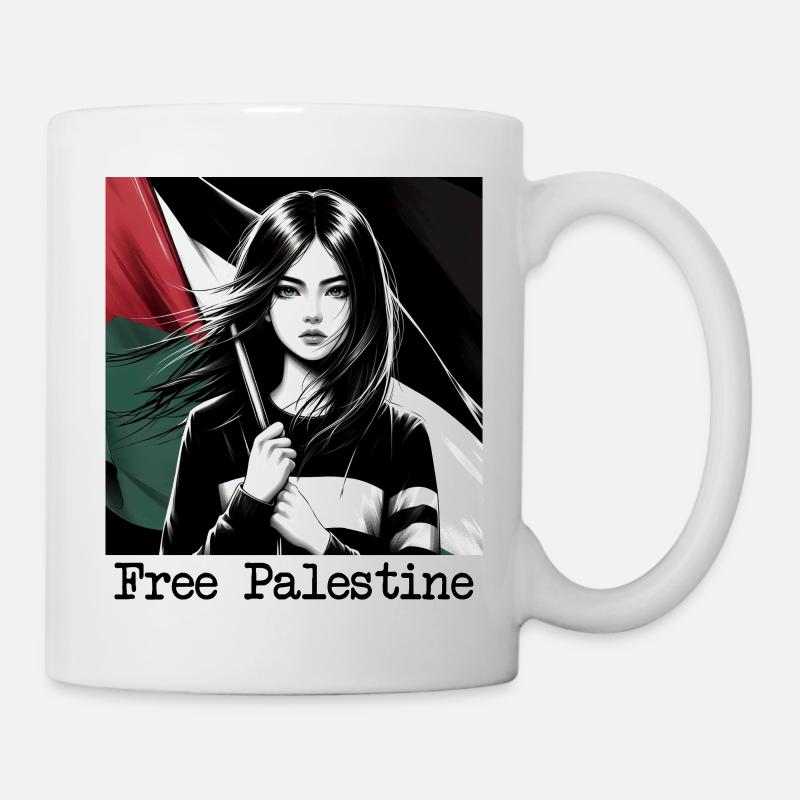 Palestine libre - Mug blanc - blanc