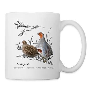 Perdrix - Mug blanc - blanc - Droite