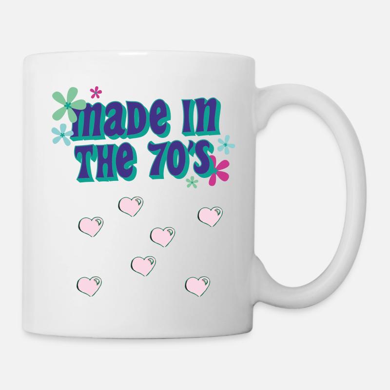 made in 70 er - Tasse - Weiß