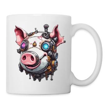 Robot Animal / AI / Mechanized Animals / Comic - Mug - white - Right
