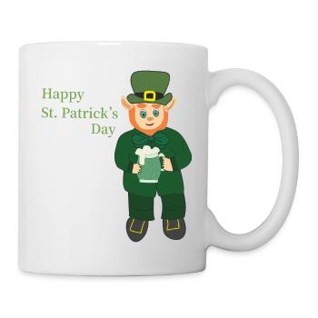 Bonne fête de la Saint-Patrick - Mug blanc - blanc - Droite
