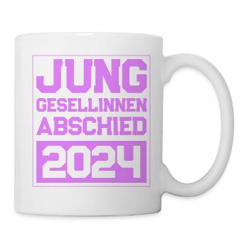Enterrement de vie de jeune fille enterrement de vie de garçon 2024 - Mug blanc - blanc - Droite