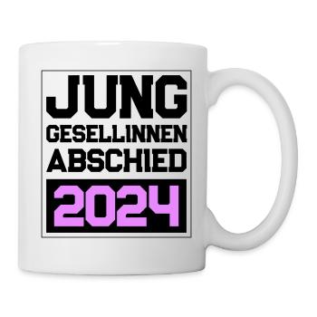 Enterrement de vie de jeune fille enterrement de vie de garçon 2024 - Mug blanc - blanc - Droite