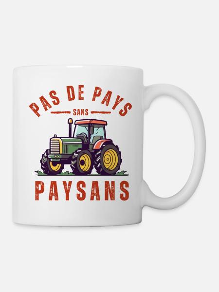Pas de pays sans paysans - Mug blanc - blanc