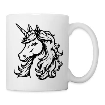 simple unicorn design - Mug - white - Right