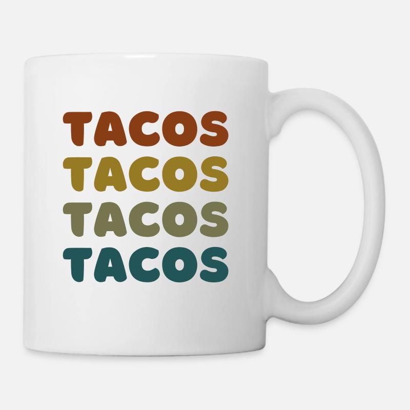 Vintage Taco Fiesta Delight - Mug - white