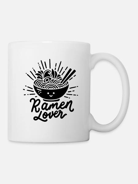 Kawaii-Liebhaber Ramen-Fan - Tasse - Weiß