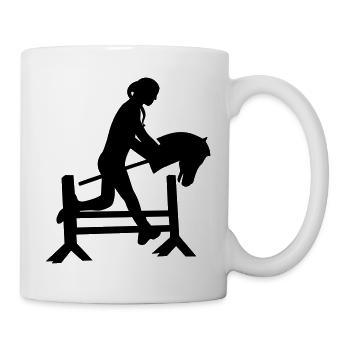 Hobby Horse Hobbyhorsing Rider - Mug blanc - blanc - Droite