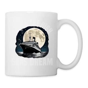 Vivre des vacances de rêve en haute mer sur un bateau de croisière - Mug blanc - blanc - Droite