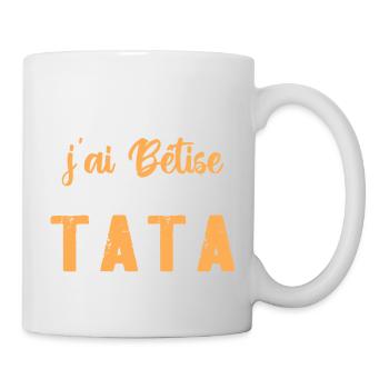 I can't I messed up with my favorite aunt - Mug - white - Right