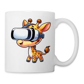 A Cool Giraffe with VR Headboard - Mug - white - Right