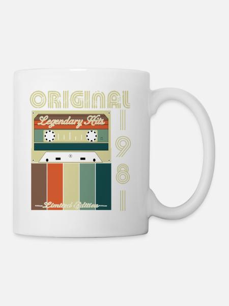 Legendäres Jubiläum 1981 - Tasse - Weiß