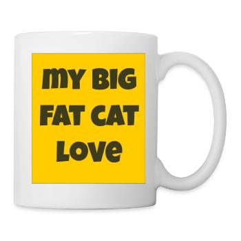 my big fat catlove 2 - Tasse - Weiß - Rechts