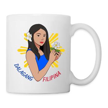 Philippines Filipina Flag Dalagang I Gift - Mug - white - Right