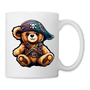 Teddybär / Kuscheltier / Stofftier / Geschenkidee - Tasse - Weiß - Rechts