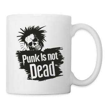 Punk Is Not Dead Punk Rock Punker Punk Rocker Rock - Mug - white - Right