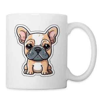 French Bulldog Bully - Boston Terrier - Mug - white - Right
