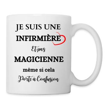 Je suis une infirmière - Mug blanc - blanc - Droite