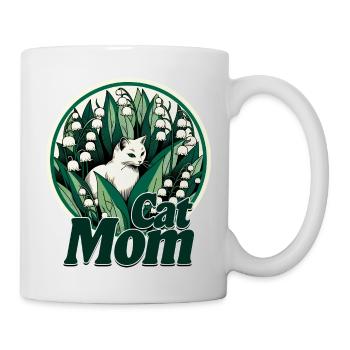 Cat Mom - Mug - white - Right