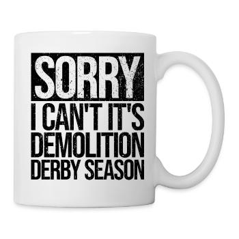 Demolition Derby Season - Gift for Real Fans - Mug - white - Right