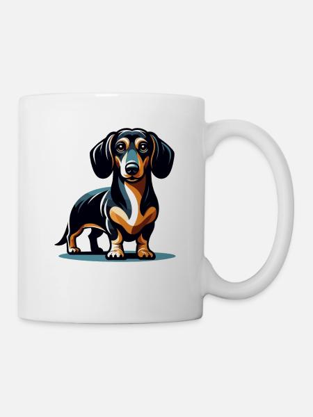 Teckel Dackel - Mug blanc - blanc