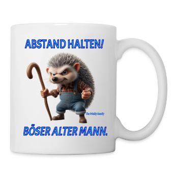 Grandpa Prickly Keep Your Distance Nasty Old Man - Mug - white - Right