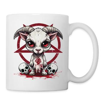 Skull Goat - The Skull Club - Tasse - Weiß - Rechts