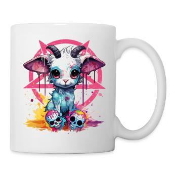 Skull Goat - The Skull Club - Tasse - Weiß - Rechts