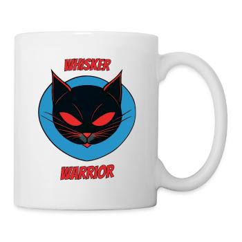 Whisker Warriors logo with text - Mug - white - Right