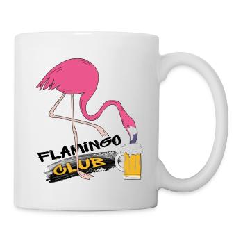 Flamingo Club - Tasse - Weiß - Rechts