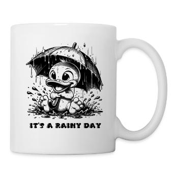 It's a rainy day - Mug - white - Right