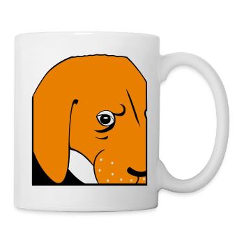 Hund - Tasse - Weiß - Rechts