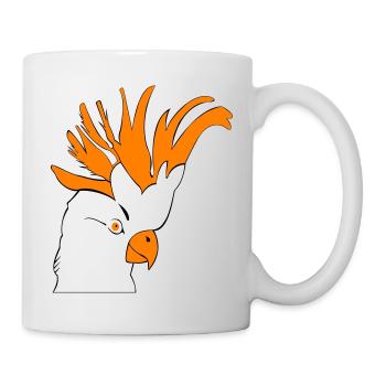 Cockatoo Parrot - Mug - white - Right