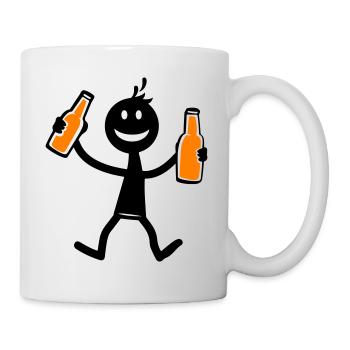 Drinking Beer - Mug - white - Right
