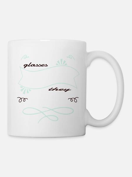 fun computer language - Tasse - Weiß