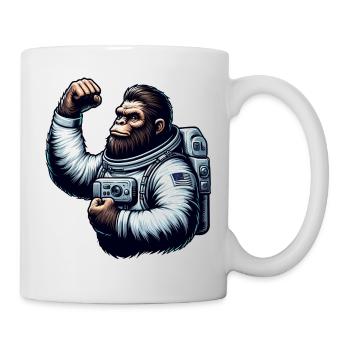 Astronaut Monkey Chimpanzee Gorilla - Mug - white - Right