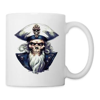 Sailor Skull Skull Captain Ahoy Ship - Mug - white - Right