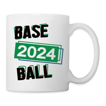 Baseball Spieler Team Turnier Mannschaft in 2024 - Tasse - Weiß - Rechts