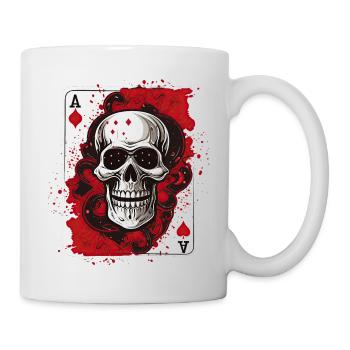 Kiss My Ace poker game card game casino sake - Mug - white - Right